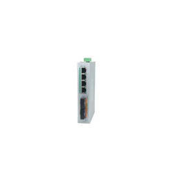 百兆2光4電工業PoE交換機