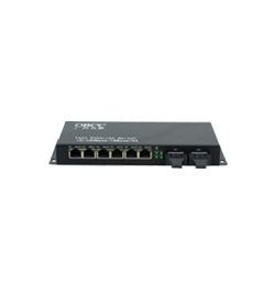 百兆2光6電光纖收發器