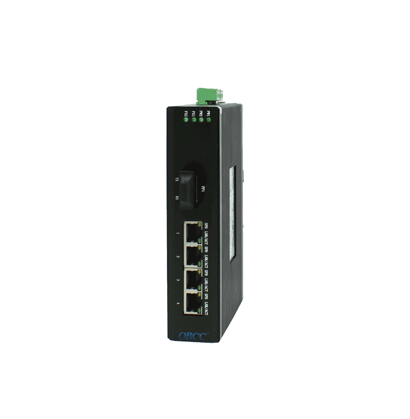 百兆1光4電工業以太網交換機