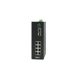 千兆2光8電網管型工業交換機