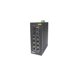 千兆4光8電工業PoE交換機