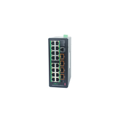 千兆4光16電網管型工業交換機